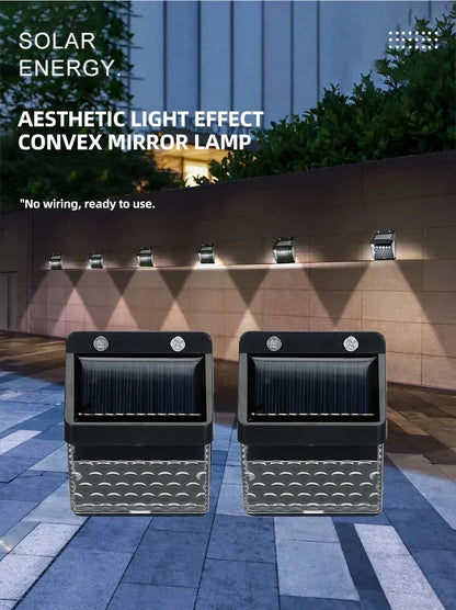 6/30 LED Solar Light PIR Motion Sensor Wall Light Outdoor Solar Lamp Waterproof Solar Powered Sunlight Street Lamp Garden Decor