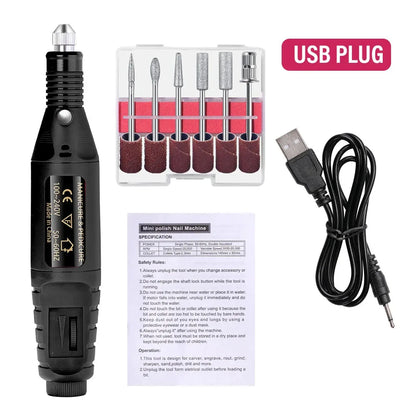 LINMANDA High Quality Nail Drill Machine Set Electric Nail Sander Gel Polish Remover Tools Driller Manicure Nail Accessories