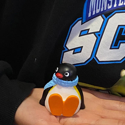 New 1 Piece Window Edge Car Interior Decoration Center Console Accessories 6CM Kawaii Penguin Doll Desktop Ornament