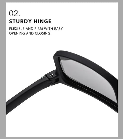 Fashion Vintage Square Polarized Sunglasses Men Women Luxury Brand Designer Men's Sun Glasses Driving Fishing UV400 Eyewear Man