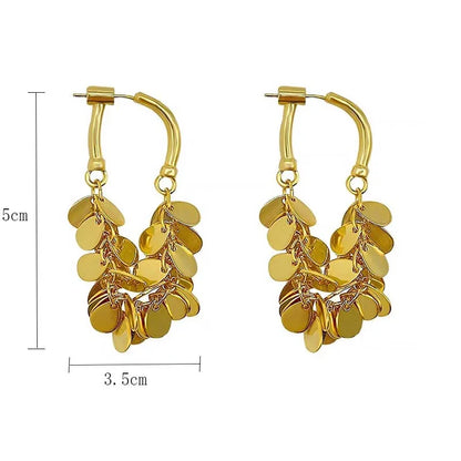 2026 New Senior Luxury Delicate Long Tassels Drop Earrings Fashion Versatile Exaggerate Metal Women Jewelry Girl's Earrings