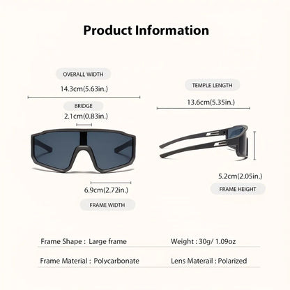 2PCS Oversize Cycling Sunglasses UV400 Protective Outdoor Sports Climbing Driving Bike Glasses Men Women Bicycle Goggles