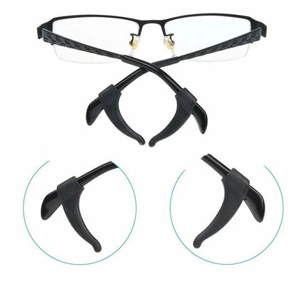 10/20/30/100pcs Anti-slip Silicone Ear Grip Glasses Eyeglasses Leg Ear Hook Stopper Bracket Fastener Accessories Temple Tip