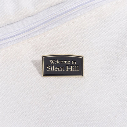Welcome to Silent Hill Brooch Enamel Pins Horror Film Game Badge Metal Brooch Lapel Badge Punk Jewellery Backpack Accessory Gift