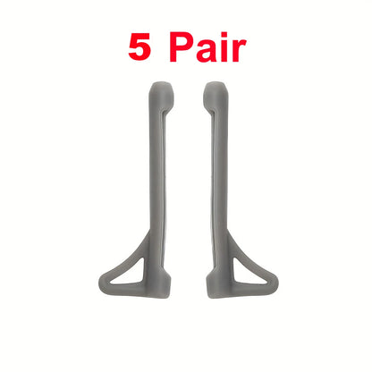 10pcs Glasses Anti-slip Silicone Sleeve Eye Frame Leg Drag Fixed Ear Hook Bracket Anti-drop Artifact Glasses Accessories