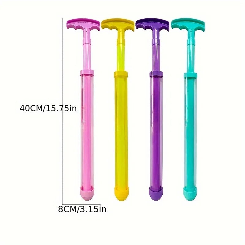 4pcs Colorful Fireworks Water Gun - for Parties, Water Parks, Games, and Romantic Celebrations, with A Sturdy Structure