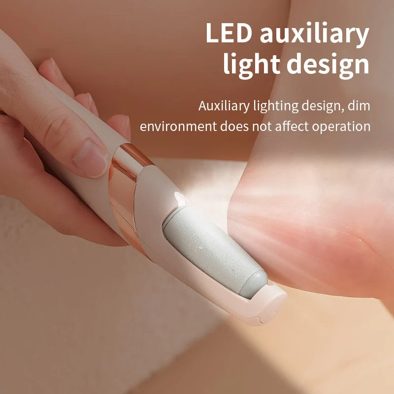 HOMEFISH Electric Foot Grinder Automatic Foot Callus Rubbing Pedicure Dead Skin Callus Remover for  Foot Beauty Machine
