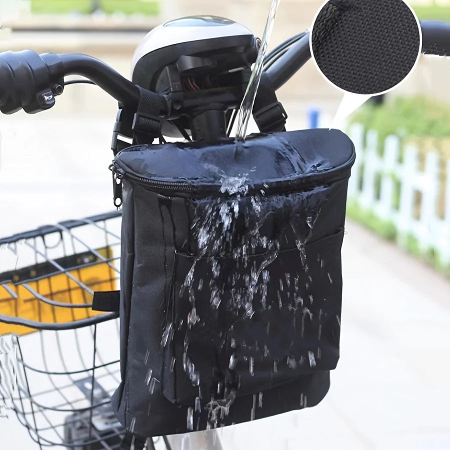 Multi Functional Bicycle Clutch with Large Capacity, Electric and Motorcycle Front Zipper Storage, Motorcycle Accessories|