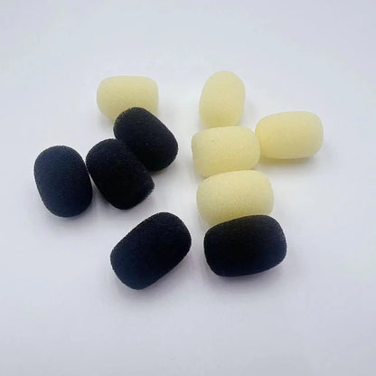 R Miniature Sponge Invisible Microphone Special Foam Cover Smallest Skin Color Mini Mic Sponge Microphone Replacement Windscreen