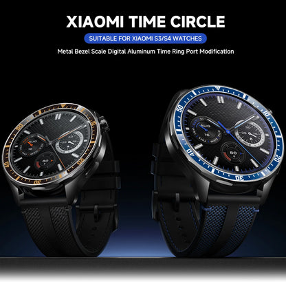 Steel Bezel Rings For Xiaomi Watch S3/S4 Anti Scratch Metal Cover Protective Watch Decoration Supplies For Xiaomi Watch S3 S4