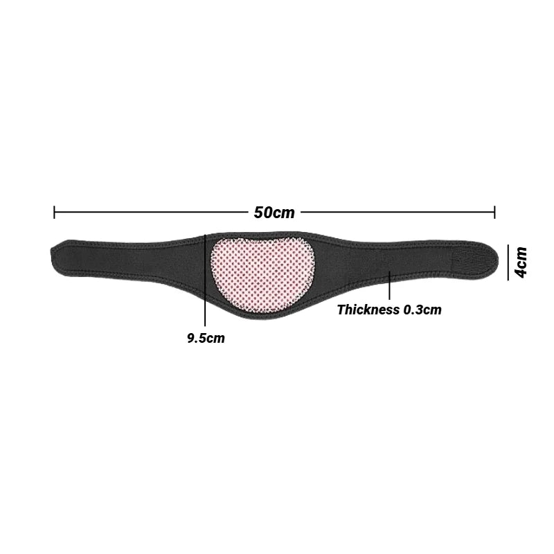 1Pcs One Piece Tourmaline Self-Heating Pads Magnet Cervical Neck Care Collar Far Infrared Relaxation Magnetic Neckband Self-Heat