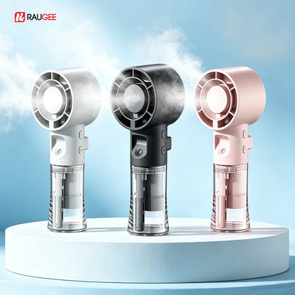 Mini Humidifier Fan Portable Handheld Mist Fan USB Rechargeable Outdoor Hand Fan Small Spray Mist Fan Portable Water Spray Fan