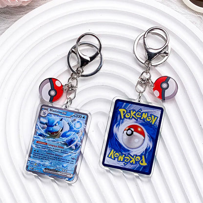 Pokémon Characters Pikachu Bulbasaur Jigglypuff Acrylic Keychain Bag Charms Accessories Backpack Pendant Key Holder Friend Gifts