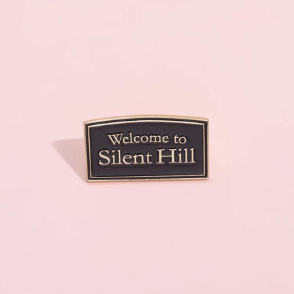 Welcome to Silent Hill Brooch Enamel Pins Horror Film Game Badge Metal Brooch Lapel Badge Punk Jewellery Backpack Accessory Gift