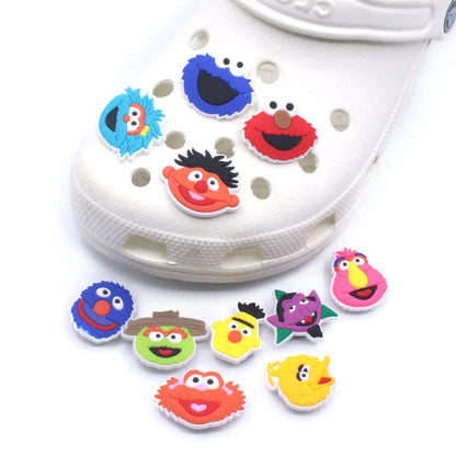 11/15/26Pcs Potdemiel Shoe Charms Cartoon Anime Slipper Shoes Accessories Decorations Clog Sandal Shoe Ornament