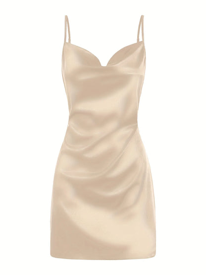 2024 Lady va va voom Satin hip suspender dress women's dress