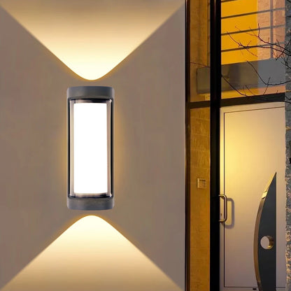 Led Wall Lamp Outdoor Indoor Waterproof Surface Mounted LED Up and Down Wall Light Porch Garden AC85-265V