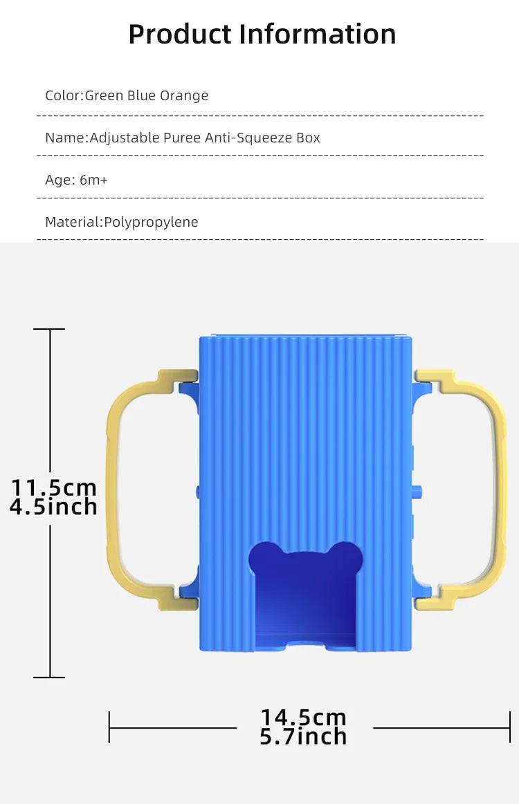 Adjustable Toddler Juice Box Holder - Baby Food and Juice Box Anti-Extrusion Bracket， Milk Carton Cup Holder with Portable