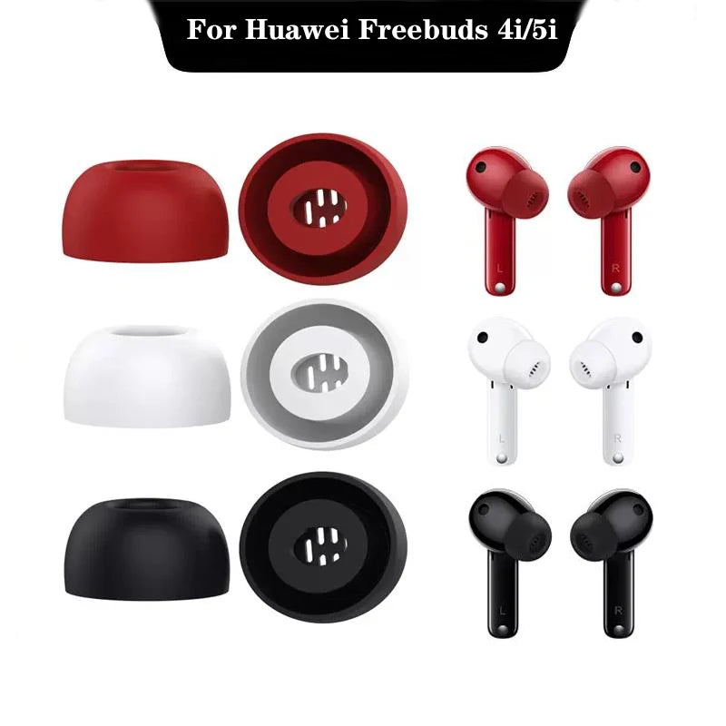 Eartips Earphone Silicone Case For Huawei Freebuds 4i/5i Covers Rubber Ear Pads Caps Cushion Eartips Earphones Accessories