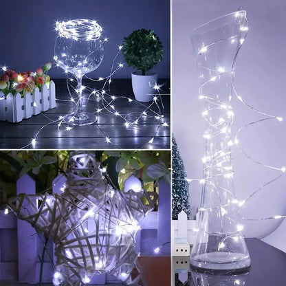 30 Packs Fairy Tale Lamp Battery Operated String Light 20 LED Mini String Light Waterproof For Wedding Party DIY Bedroom Decor