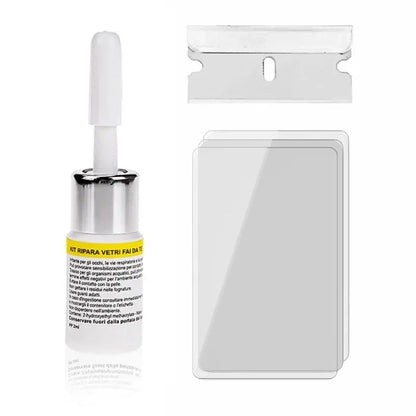 ISGTDRM Car Windshield Cracked Repair DIY Car Window Phone Screen Repair Kit Glass Curing Glue Auto Glass Scratch Crack Restore
