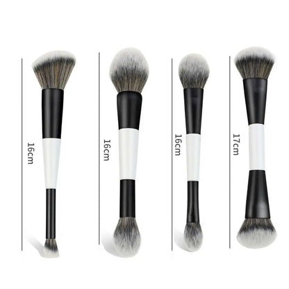 Dual-Ended F4 Contour Face Brush Multi-purpose High Coverage Eyeshadow Concealer Brushes Cosmetic Beauty Makeup Brushes