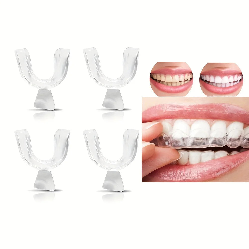 1/4pcs Transparent EVA Mouthguard - Breathable Sports Dental Protector for MMA, Boxing, Kickboxing, Taekwondo Training