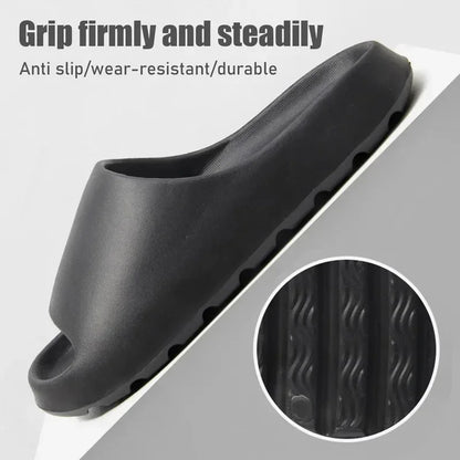 Coconut Slippers Cloud Thick-soled Sandals Summer Fashion Soft Bottom Beach Men Slippers Women's Sandals EVA Slides