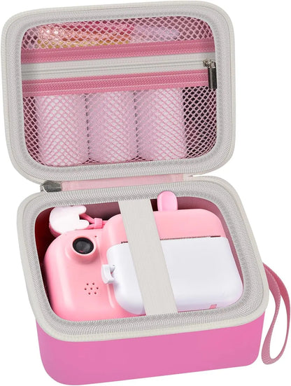 Kids Instant Print Camera Case Portable Storage Bag Toddler Digital Camera Print Paper Organizer Compatible With Most Brands