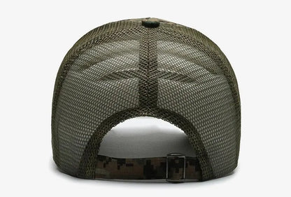 Spring And Summer New Mesh Breathable Personality Sticker Embroidery Women's Baseball Cap Mesh Hat Men's Outdoor Sunscreen Cap