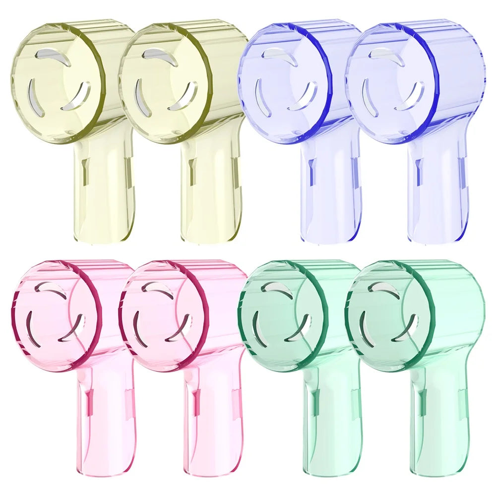 4 Pcs Compatible with Oral B iO Electric Toothbrush Heads Dustproof Covers, Protective Cover Cap for All Round Toothbrush Heads