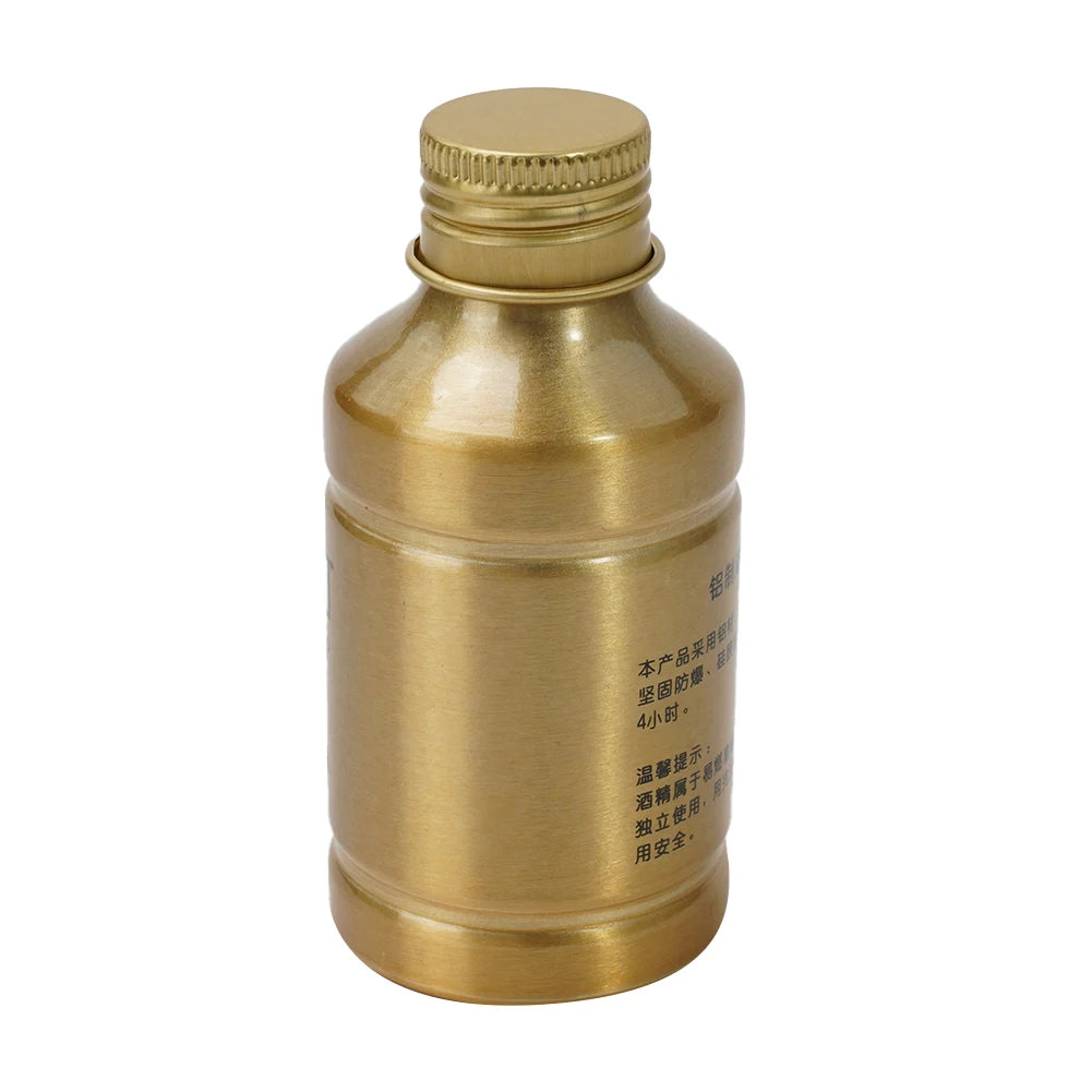 100ML Stoves Alcohol Lamp Portable Aluminum Alloy Lamp Alcohol Liquid Stove For Outdoor Survival Camping Laborotary Teaching