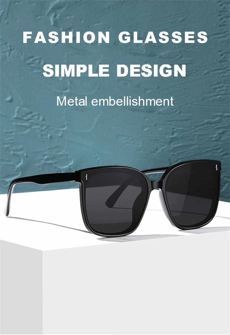SZTZX New Trend Sunglasses For Women And Men Simple Design Decorative Glasses Car Driving Eyewear Unisex Sun Glasses UV400