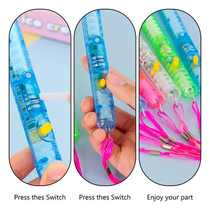 Glow Sticks Fiber Optic Light Up Wands LED Night Lighting Props for Birthday Wedding Dark Parties Concerts Christmas Halloween