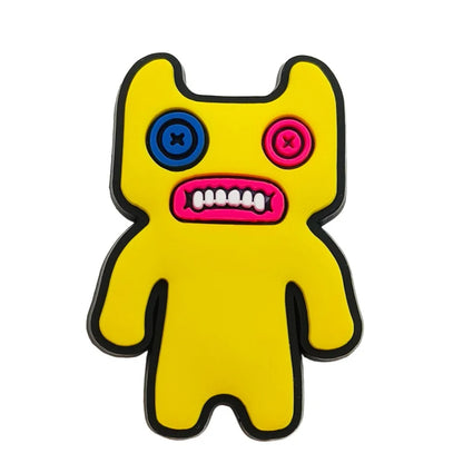 12Pcs Fuggler Monster Shoes Charms Cartoon Clog Sandal Garden Shoe Decoration Accessorie Shoe Buckles Kids Party Gifts