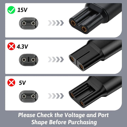 15V HQ8505 Type-C Shaver Adapter Charging Converter for Philips Norelco One Blade Pro QP6510 QP6520 QP6530 Beard Trimmer