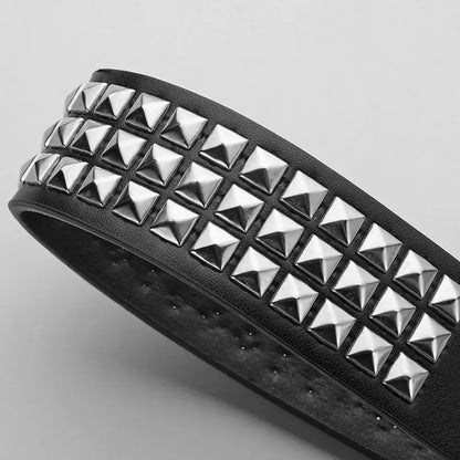 Trend Rivet Belt Heavy Metal Belt Men Women Punk Nightclub Rock Style Belt Jeans Belt Y2K Belt Fashion Decoration Women's Belts