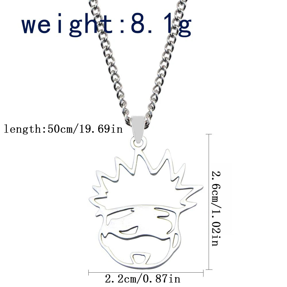 Anime Jujutsu Kaisen Fushiguro Toji Sword Necklace Spear Of Tianri Knife Pendant Cosplay Necklaces For Unisex Choker Jewelry