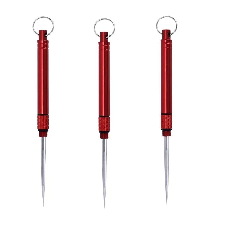 Outdoor Pocket Toothpick Titanium EDC Portable Mini Toothpick Fruit Fork Camping Tool Toothpick Tube Is More Durable Than Floss