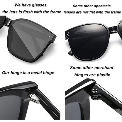 SZTZX New Trend Sunglasses For Women And Men Simple Design Decorative Glasses Car Driving Eyewear Unisex Sun Glasses UV400