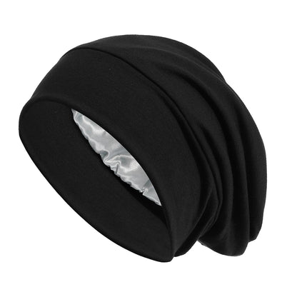 Indian Women Turban Satin Sleeping Cap Inner Hijab Hat Beanie Bonnet Muslim Bandana Hair Loss Headscarf Head Wrap Turbante Mujer