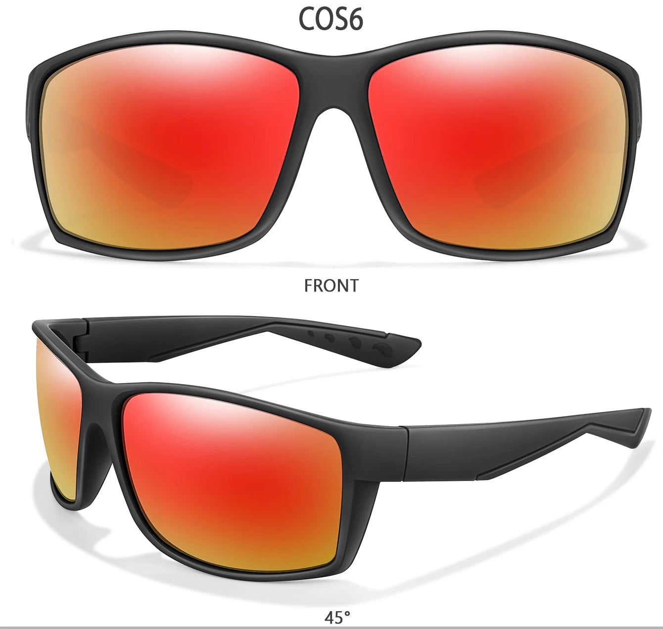 Polarized Sunglasses UV400 Classic Goggles Men And Women Cycling Outdoor Sports Fishing Driving Hiking Colorful Shades