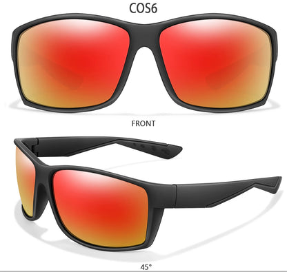 Polarized Sunglasses UV400 Classic Goggles Men And Women Cycling Outdoor Sports Fishing Driving Hiking Colorful Shades