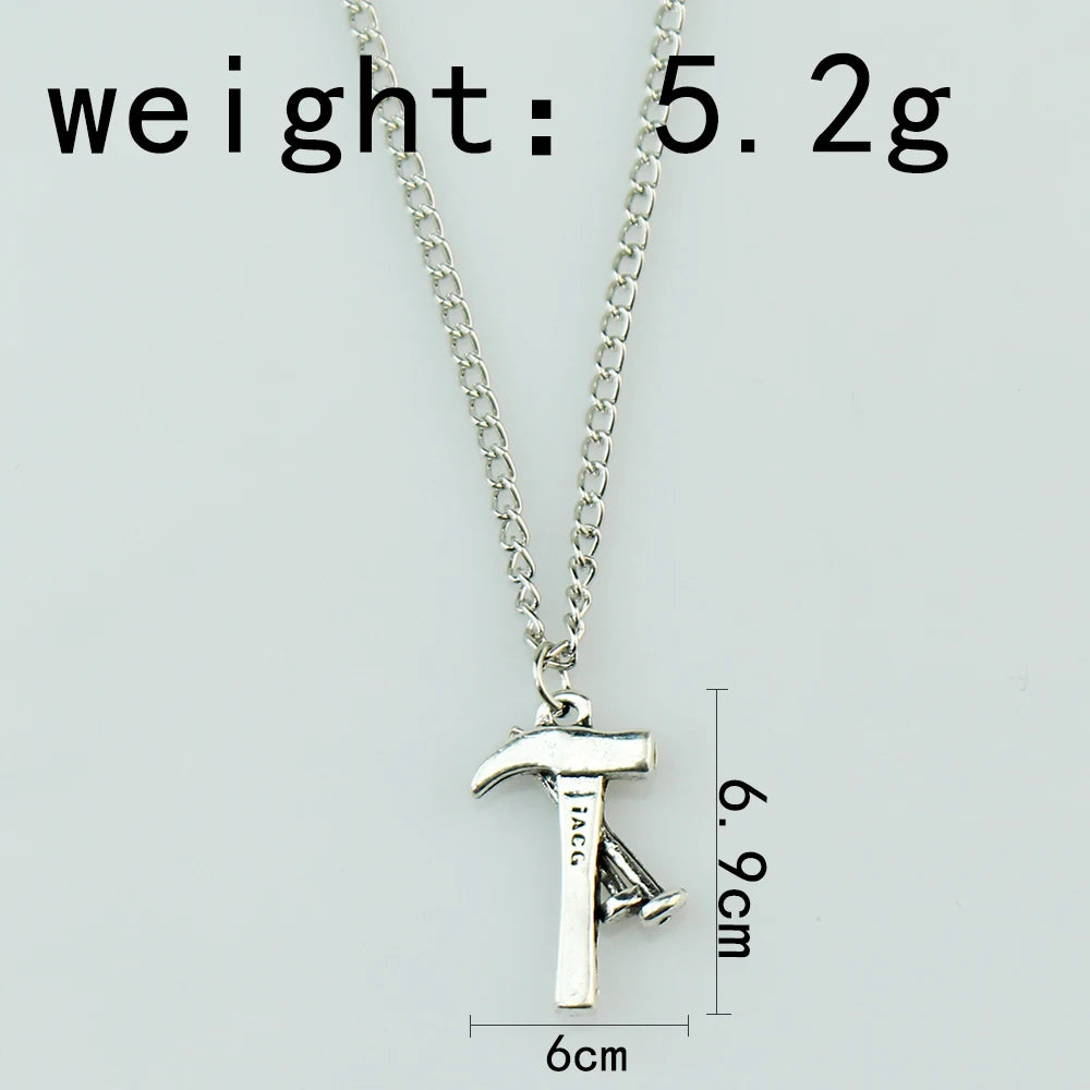 Anime Jujutsu Kaisen Fushiguro Toji Sword Necklace Spear Of Tianri Knife Pendant Cosplay Necklaces For Unisex Choker Jewelry