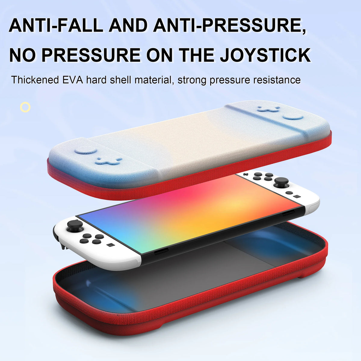 EAV Nylon Portable Hard Shell Storage Bag For Nintendo Switch 2 With Card Slot Anti Drop Waterproof Multifunctional Case