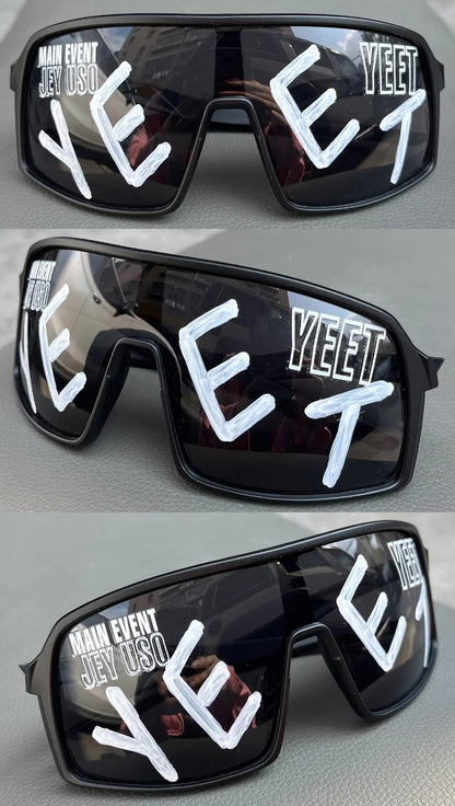 Jey Uso YEET Sunglasses Sports Shades MAIN EVENT Blue Glasses Bloodline USOS RARE Colors Motorcycle Glasses