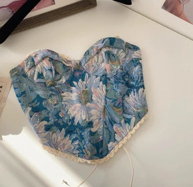 sweet Bandage asymmetrical tube top Camis Slim Korean Tanks Top Elegant Basic Crop Top summer Women Bustier