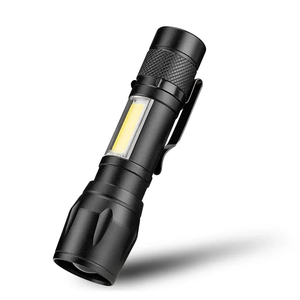 USB Rechargeable LED Flashlight Bright High Lumens,Zoomable Waterproof Torch,Portable Handheld Light for Outdoor Camping Hiking