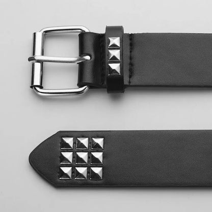 Trend Rivet Belt Heavy Metal Belt Men Women Punk Nightclub Rock Style Belt Jeans Belt Y2K Belt Fashion Decoration Women's Belts