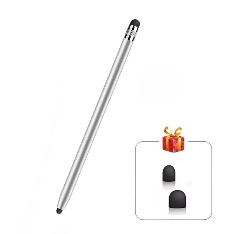 Touch Pen For Tablet Universal Pencil Capacitive Stylus Double Dual Silicone Head For iPad Android Smart Phone